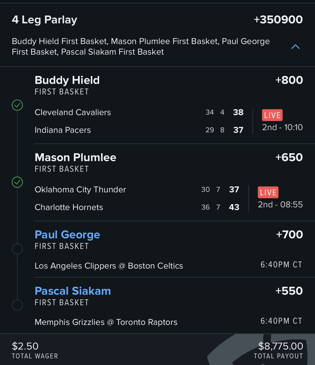 ParlayKinGGs's tweet photo. With the big cash its time to spread the love‼️ $100 to someone random that likes &amp; rts this! Must be following!! Winner to be chosen in 24 hours from rn!

#GamblingTwitter https://t.co/7WKsXQGV4I