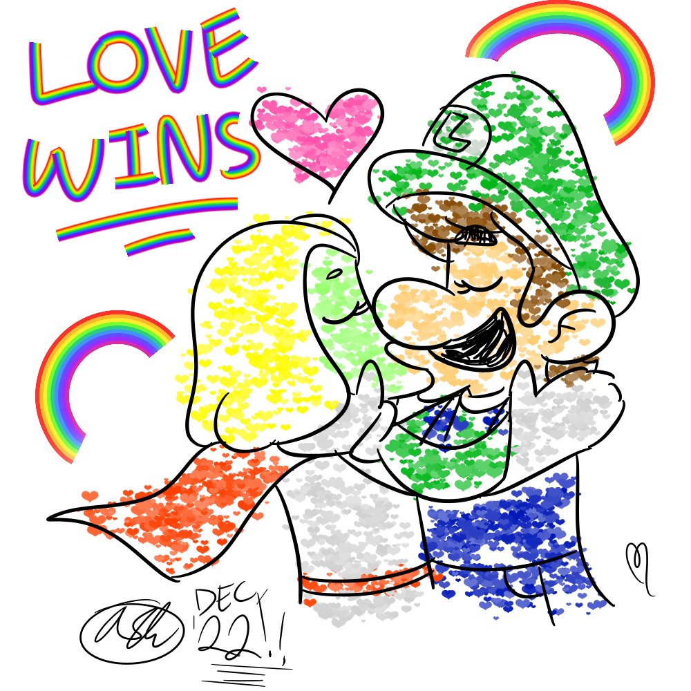 LuigiOdyssey's tweet photo. testing if my tablet still works #luigi #peasley https://t.co/dZtfBGAK5B