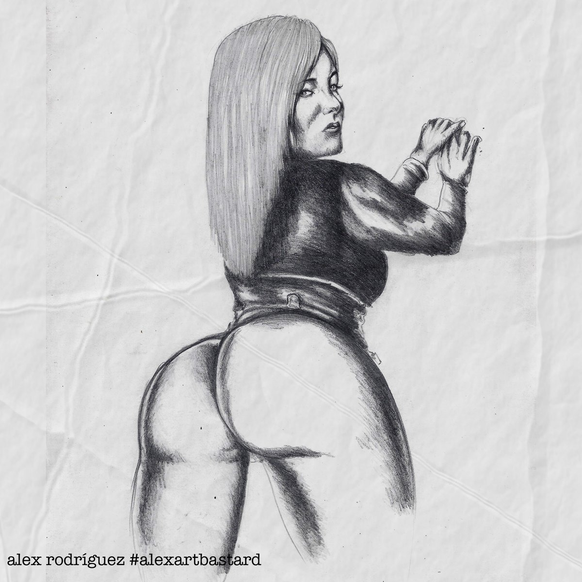 ErobastardR's tweet photo. @privatetalkpod @alexis_texas #pencil #art #alexistexas https://t.co/WXLrmyrJoi