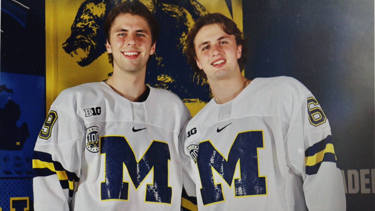 Brothers Luca and Adam Fantilli, who play hockey together at Michigan, talk about their special bond as best friends and teammates: tsn.ca/video/~2592849

#TSNHockey | #WorldJuniors