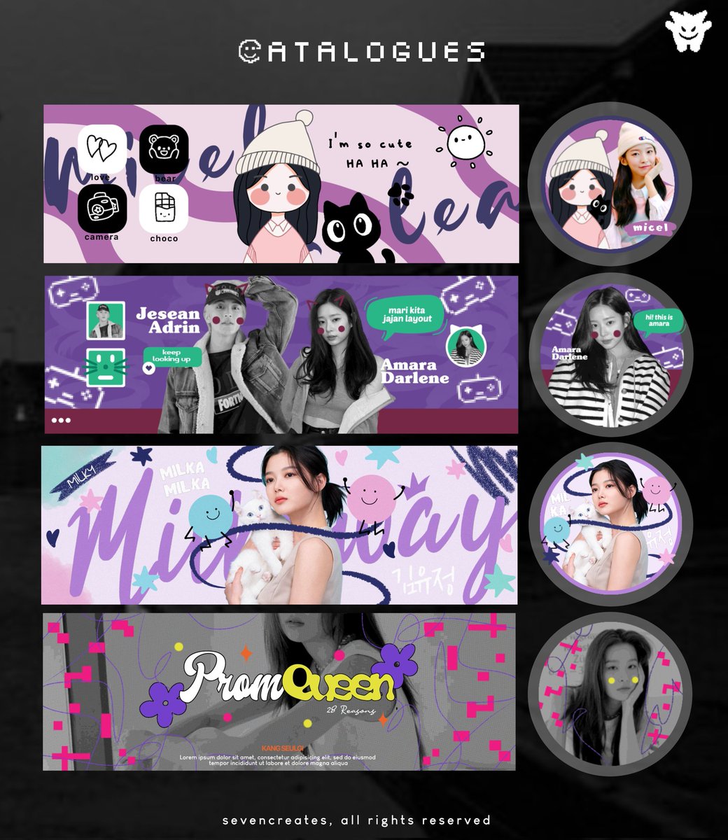 Help RT? thank you so much🖤🖤

Hello! Today (30/12) MILKA will be OPEN all catalogues at 19.30 WIB via DM, katalog lainnya bisa cek di bio ya!  

more info bisa scroll down thread ini🌠
#zonauang