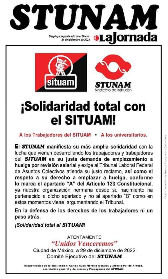 Unión General de Trabajadores de México en la UNAM (@ugtm_unam) on Twitter photo 