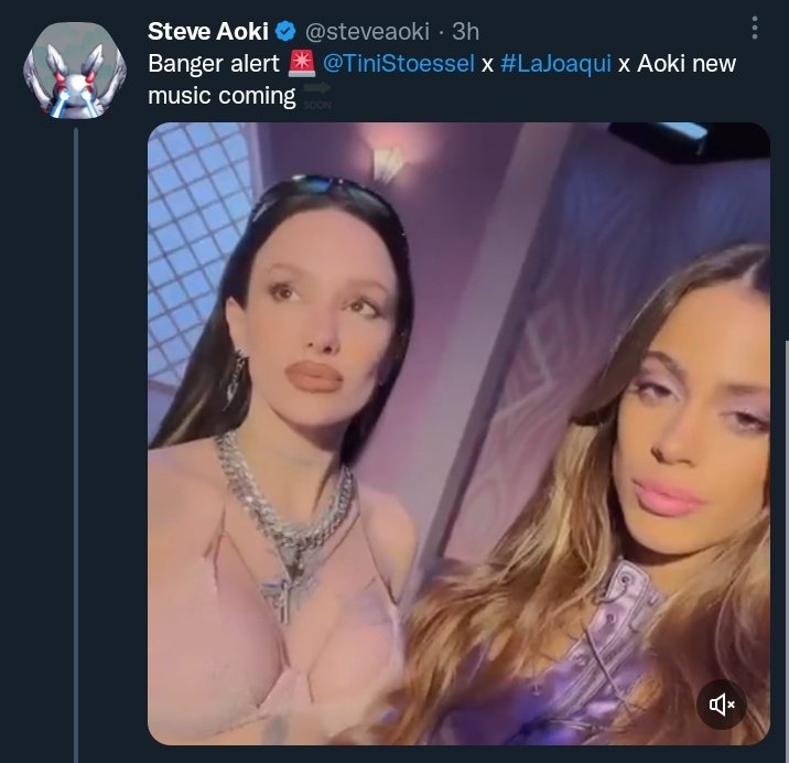 skillsjoaqui's tweet photo. MUÑECAS 
TINI X LA JOAQUI PROD. STEVE AOKI 🔜

mira lo lejos que llegó la pibita de las plazas ❤ https://t.co/UvCFQgsHzL