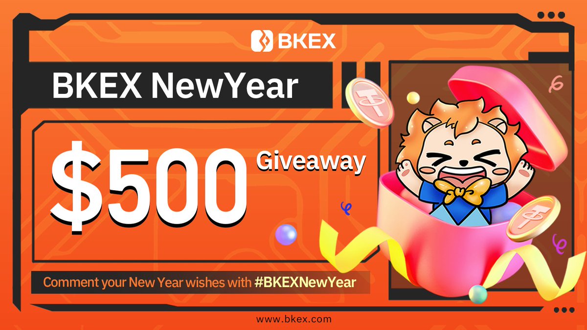 BKEXGlobal's tweet photo. 💓Happy New Year: $500 #Giveaway

✅Follow me &amp; @bkex_jm &amp; @BKEXGlobalzh
✅RT &amp; Like &amp; Comment your New Year wishes with #BKEXNewYear + BKEX UID
✅Tag 3 friends
✅Join TG: https://t.co/bZkm4J1Crb

Jan 3
25 winners will share 500 #USDT 

#BTC #ETH #Metaverse #crypto #airdrop #NFT https://t.co/Jzt4exrhA3