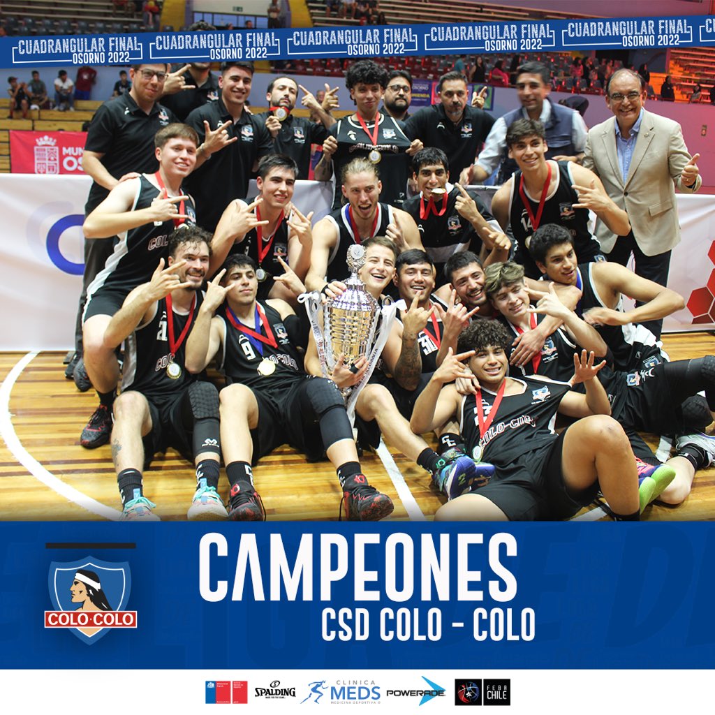 Temporada 2022 🔴🔵

Felicidades @csydcolocolo son los campeones de la #LDD22 👏🏻👏🏻👏🏻👏🏻🥇🏆

#spaldingchile | @indchile | @mindepchile | @chilefeba | #poweradecl | #clinicameds