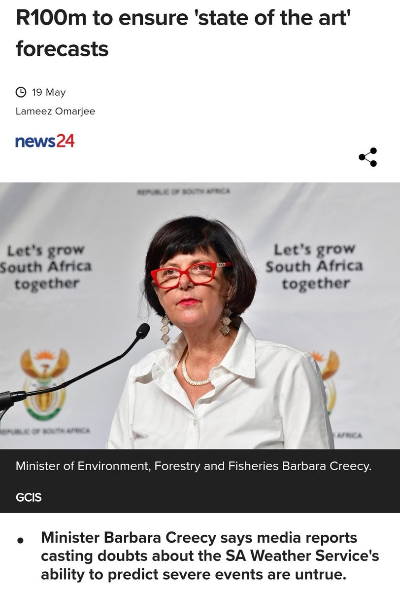 afriwx's tweet photo. What happened to the R100,000,000 @SAWeatherServic ? You certainly haven't fixed any of your aviation radars? What voodoo did you spend it on? @BarbaraCreecy_ #offtheradar https://t.co/ZnhWEcqhnS