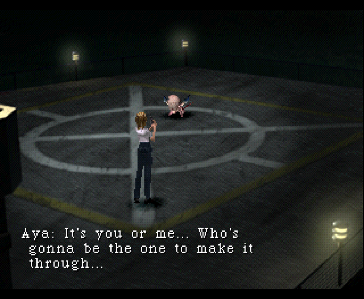 oscar_moralde's tweet photo. How many games do you end up fighting some kind of god-baby... Was PARASITE EVE one of the first...? https://t.co/gRpPdNTR1N