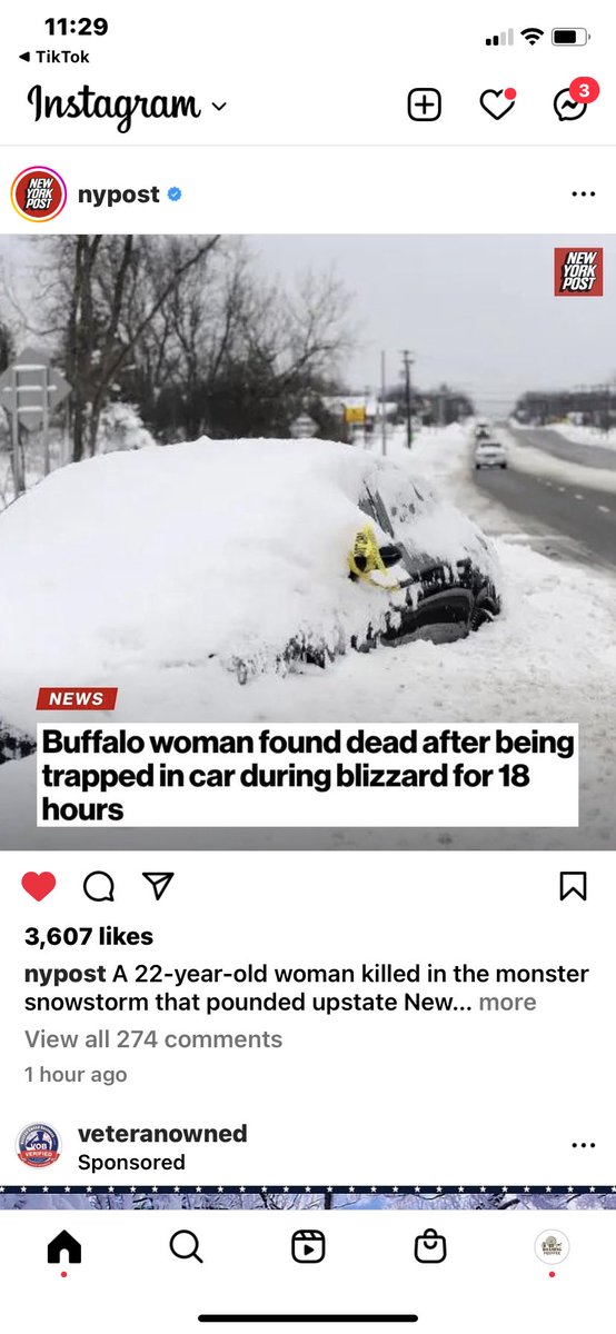 RoamingPrepper's tweet photo. THIS SHOULDN’T HAVE HAPPENED! This is sad and unfortunate news, but this should not have happened. Folks take for granted that there is help always help available. Plan your route and do not travel if it’s too dangerous. #BombCyclone #Prepper #TheRoamingPrepper #preparedness https://t.co/W0uaOOCrud