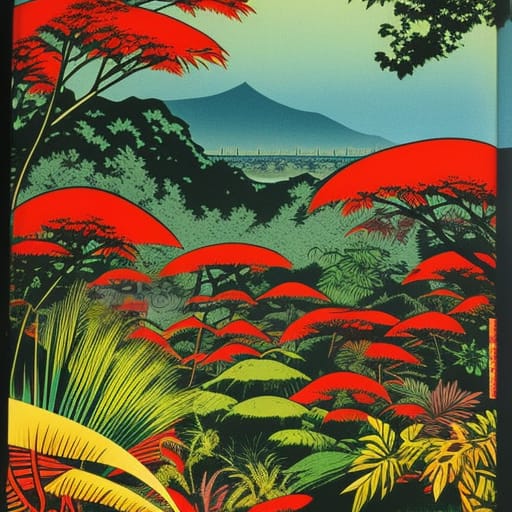 Retro Shin-Hanga landscape series

5/10

creator.nightcafe.studio/u/Tropnave <a href="/NightcafeStudio/">NightCafe Studio</a> 

#AIart #aiartcommunity #AIイラスト #新版画 #landscapepainting #woodblock #風景画 #Retro #VintageStyle