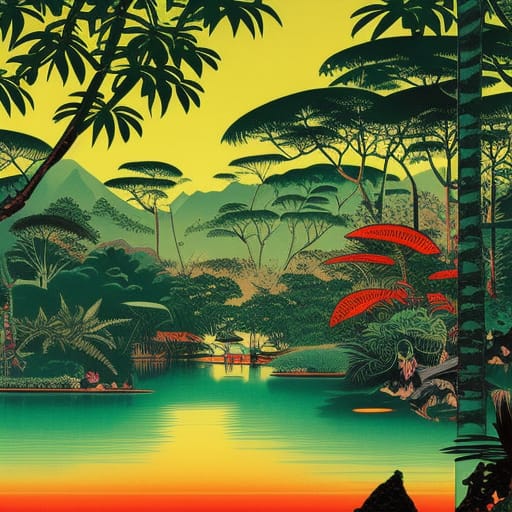 Retro Shin-Hanga landscape series

8/10

creator.nightcafe.studio/u/Tropnave <a href="/NightcafeStudio/">NightCafe Studio</a> 

#AIart #aiartcommunity #AIイラスト #新版画 #landscapepainting #woodblock #風景画 #Retro #VintageStyle