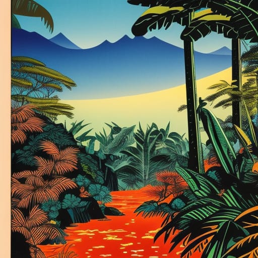 Retro Shin-Hanga landscape series

9/10

creator.nightcafe.studio/u/Tropnave <a href="/NightcafeStudio/">NightCafe Studio</a> 

#AIart #aiartcommunity #AIイラスト #新版画 #landscapepainting #woodblock #風景画 #Retro #VintageStyle