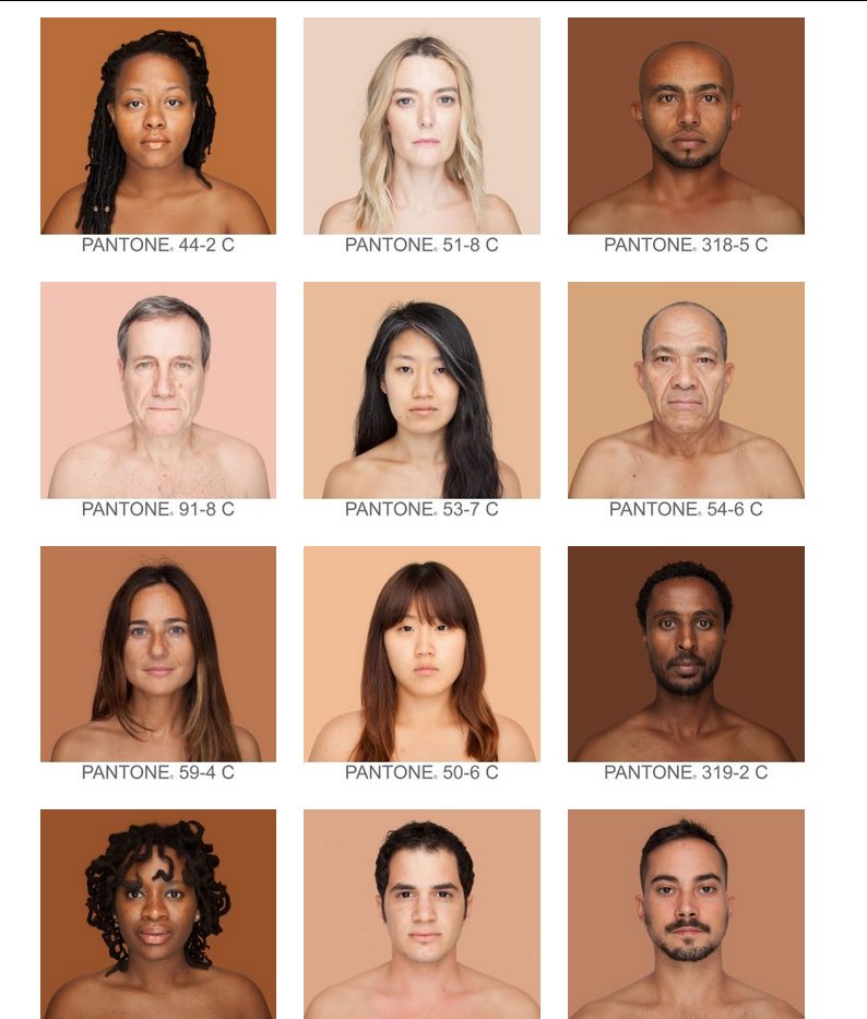 axl99's tweet image. There's a tweet going around asking about artist icks - and for those who have trouble with artistically depicting dark skin tone, may I recommend the Human Pantone Project by Angelica Dass?

angelicadass.com/photography/hu…