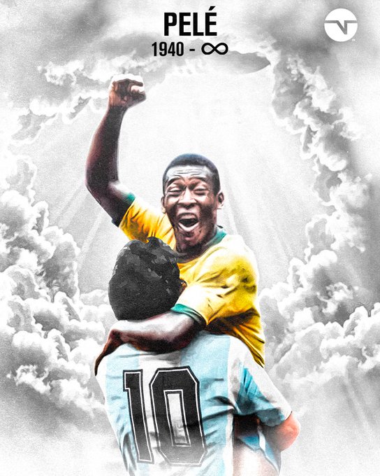 "For everyone who loves the beautiful game, this is the day we never wanted to come. The day we lost Pelé."