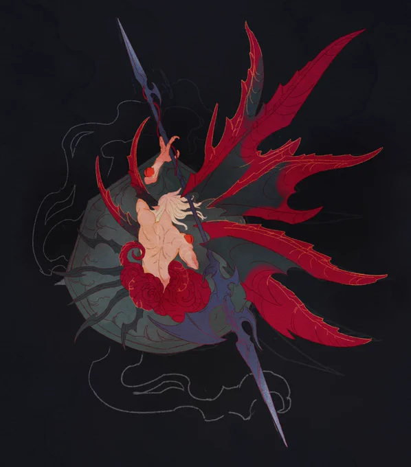 A Summoner's Sorrow // Nidhogg's Fayth #FFXIVART 