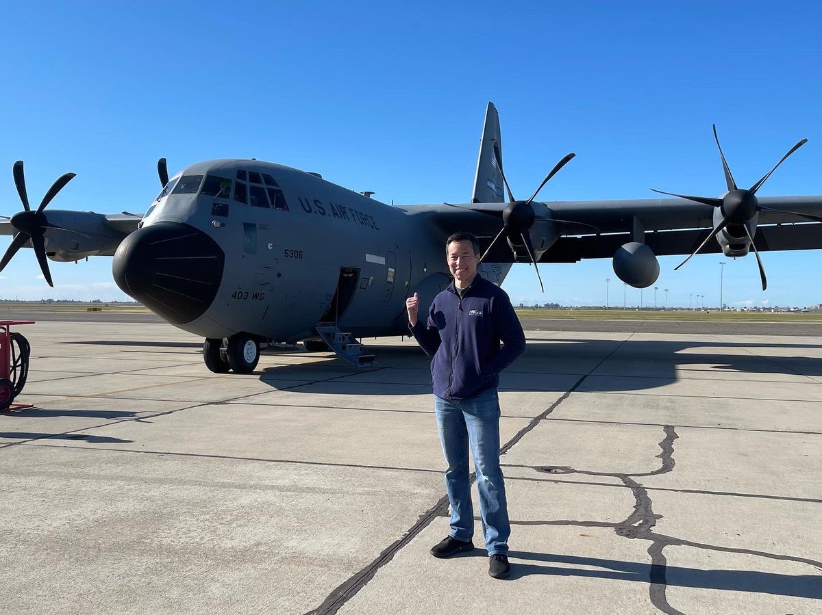 RobMayeda's tweet photo. 2022: more than a few science bucket list items knocked out...including for the data. Blessed to be part of it. Looking forward to what comes next 📡✈️ 🚀🛰️@53rdWRS @SJSUmeteorology @FireWeatherLab @SJSUScience @NHKWORLD_News https://t.co/enw1Smf4cN