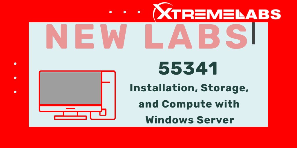 XtremeLabs releases a new lab for 55341. The lab will be available for purchase through Courseware Marketplace or directly through XtremeLabs. Contact our Sales Team! #XtremeLabs #digitallearninglabs #handsonlabs #Microsoft #windowsserver

shop.courseware-marketplace.com