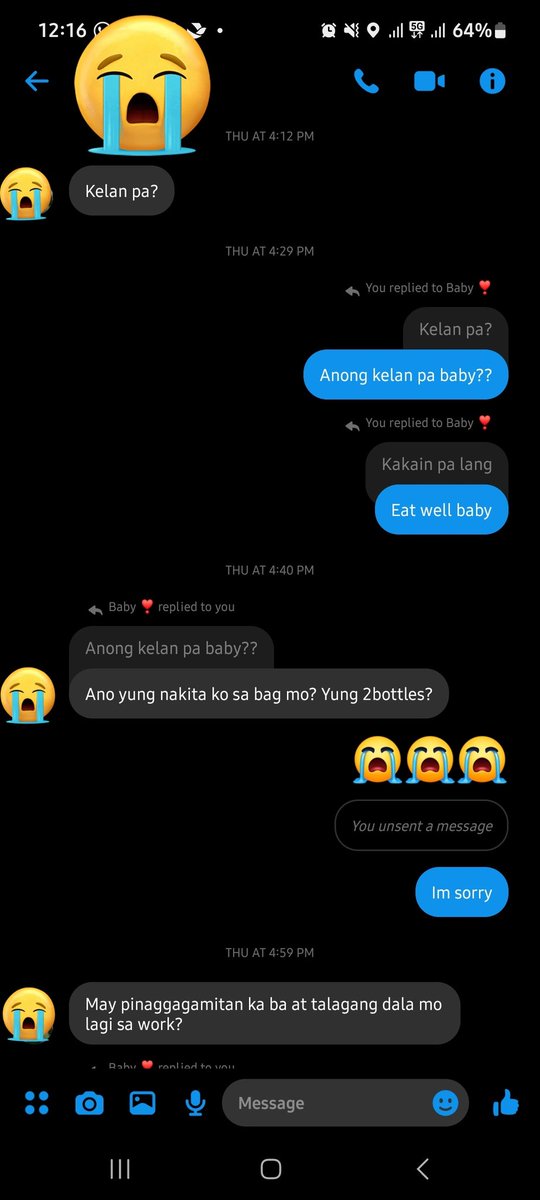 alterpositive's tweet photo. Ang hirap ng sitwasyon natin, 

Mahal na mahal ko siya at di ko alam paano magsisimula ulit kung hihiwalayan niya ako. Alam ko naman na deserve ko ito kasi dapat una pa lang sinabi ko na. 

Turning 5months na kami this Jan. 5, 2023. https://t.co/8yp5pSf2OU