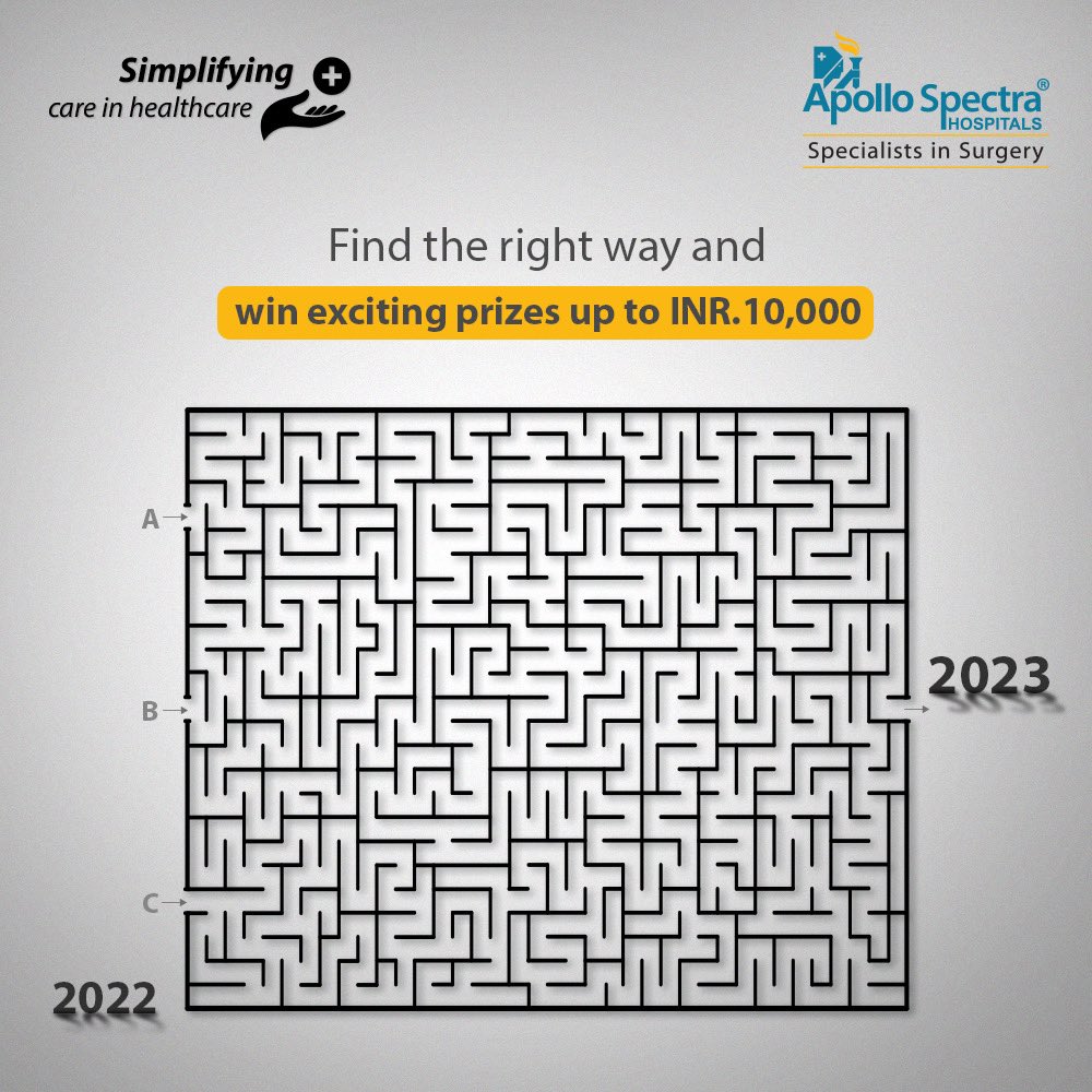 Find the right way and win big.   
Make your new year weekend special with a interesting contest and get a chance to win exciting prizes up to INR. 10,000.   
All you have to do is:  
- Give the right answer 
- Follow us 
- Tag maximum no. of friends

#ContestAlert #Contest
