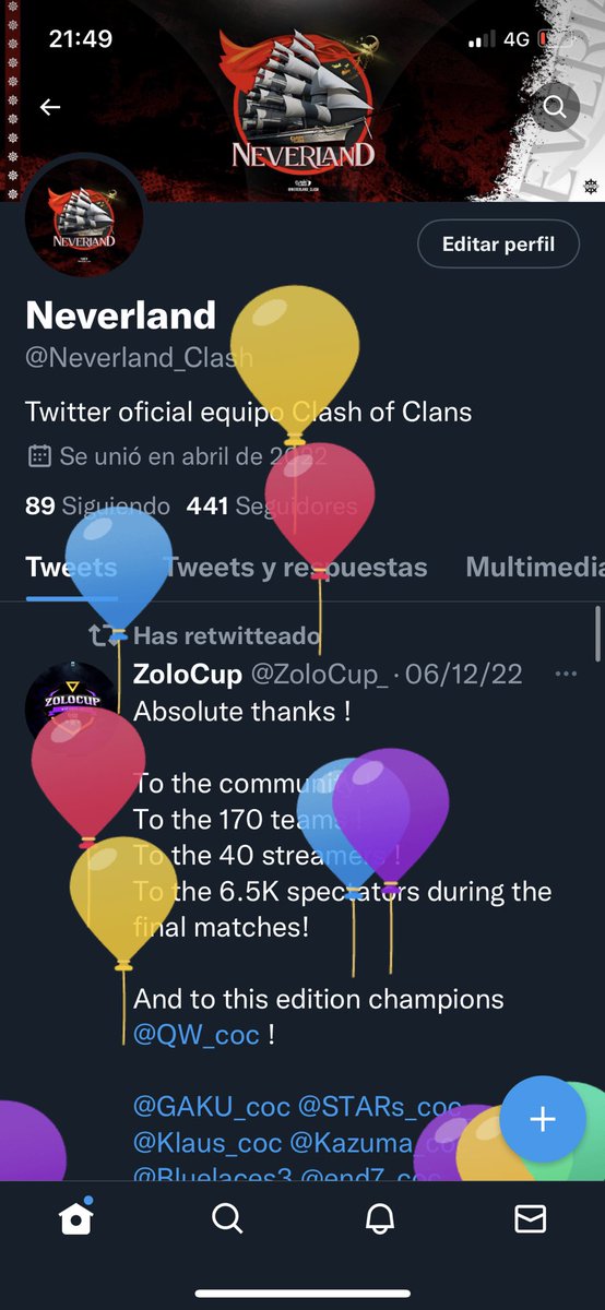 Nuestro clan está de fiesta celebrando el 5to aniversario🎉
tendremos muchos festejos para compartir con la comunidad en agradecimiento por tanto apoyo recibido a lo largo de este camino. GRACIAS POR TANTO 💜✨🧚‍♀️