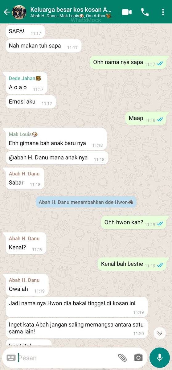 KerajaanGfLokal's tweet photo. Welkom Hwon🥳🥳 Selamat datang di kosan Abah Danu semoga betah yaa

#kingdomGfent
#Kingdom_Gfent https://t.co/WINz0ui966