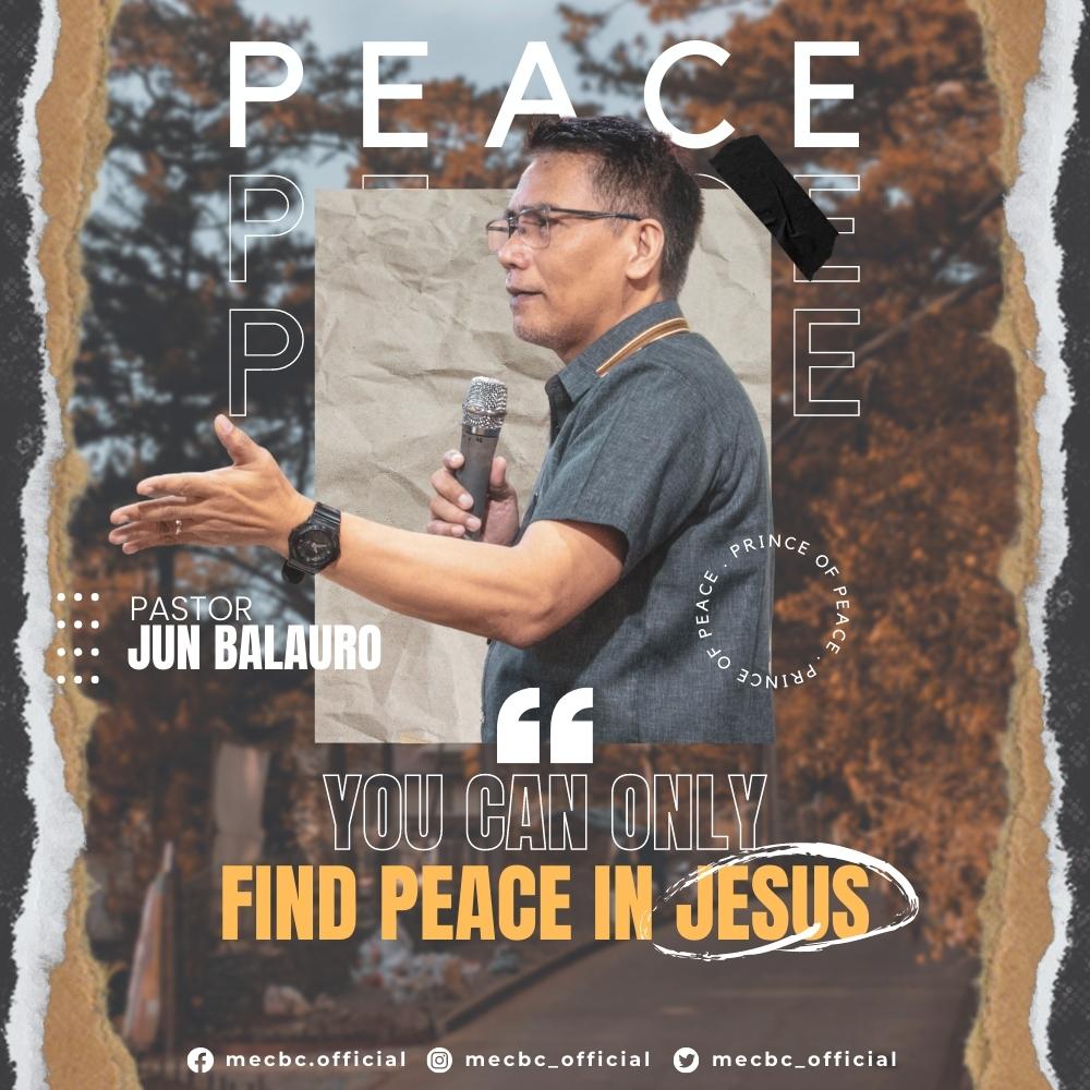 mecbc_official's tweet photo. "You can only find peace in Jesus" - Ptr. Jun Balauro

#DiscoveringJesus
#JesusThePrinceOfPeace
#MetroEastCellCelebration https://t.co/zg01mHEbdZ