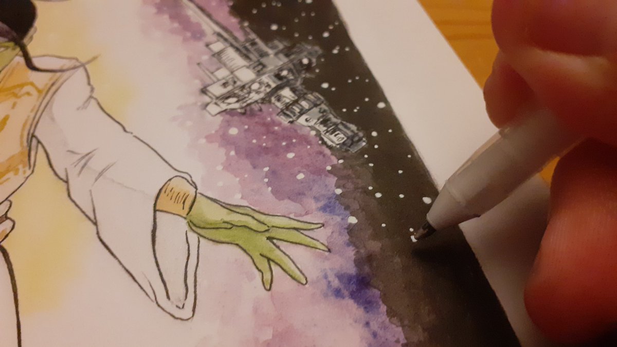 theBdrawings's tweet photo. Les dernières finitions pour l'ultime commande de l'année qui sera remise en main propre demain, lors du réveillon le 31 !
#Vernestra #VernestraRwoh #Vern #Jedi #StarWars #TheHighRepublic #drawing #illustration #inking #inkingtime #TrueArtist #NoAI #Commission #art #Nantes https://t.co/8Qo7XLiBZO