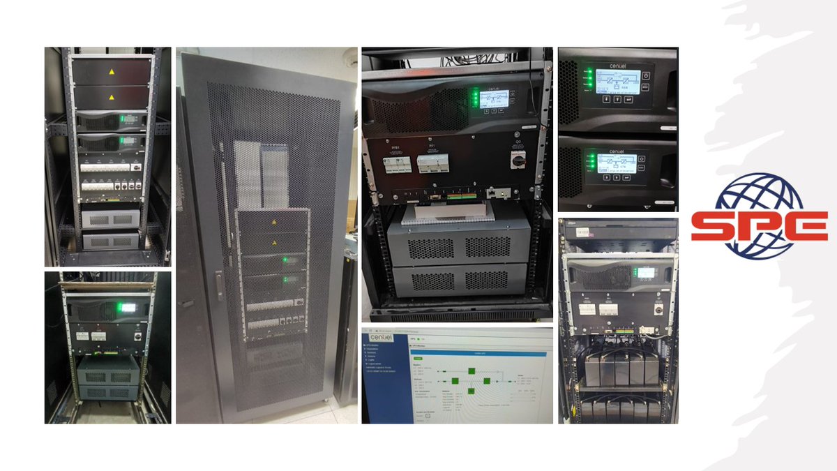 spesac's tweet photo. Y se cumplió con el objetivo, el suministro de instalación de cuatro equipos UPS del tipo rack de Centiel del modelo CumulusPower al sur de Lima. Gracias a nuestros clientes por seguir confiando en nosotros. #datacenter #continuidad #power #continuidad #ups #modular #cumuluspower https://t.co/dydxNtVqbB