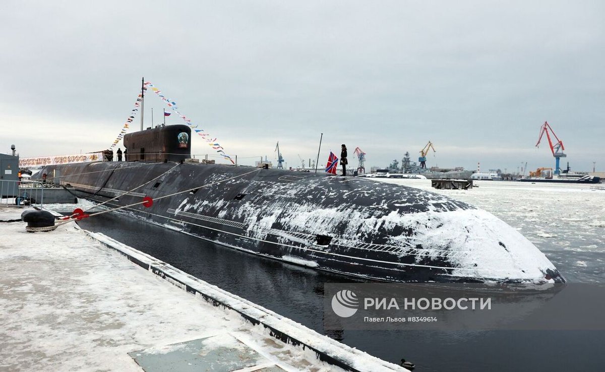 Tony on Twitter: "??#RussianNavy "Suvorov" Borey-A class sub entered service with the Pacific Flett Also "Emperor Alexander III" submarine was launched on Thursday. it is planned to build four more submarines of