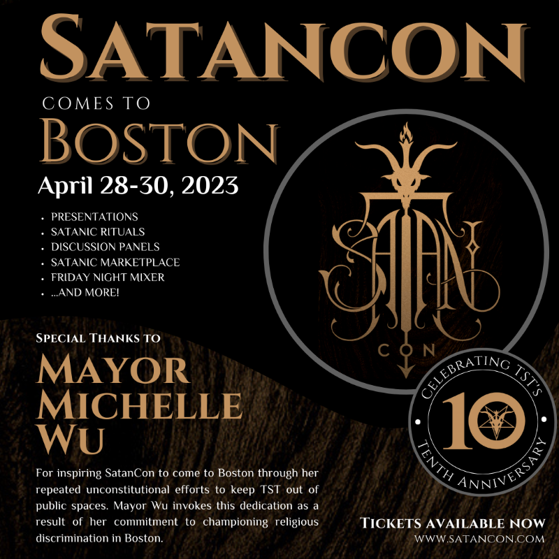 The Satanic Temple on Twitter "Do you have your tickets yet? Don’t miss out on the largest