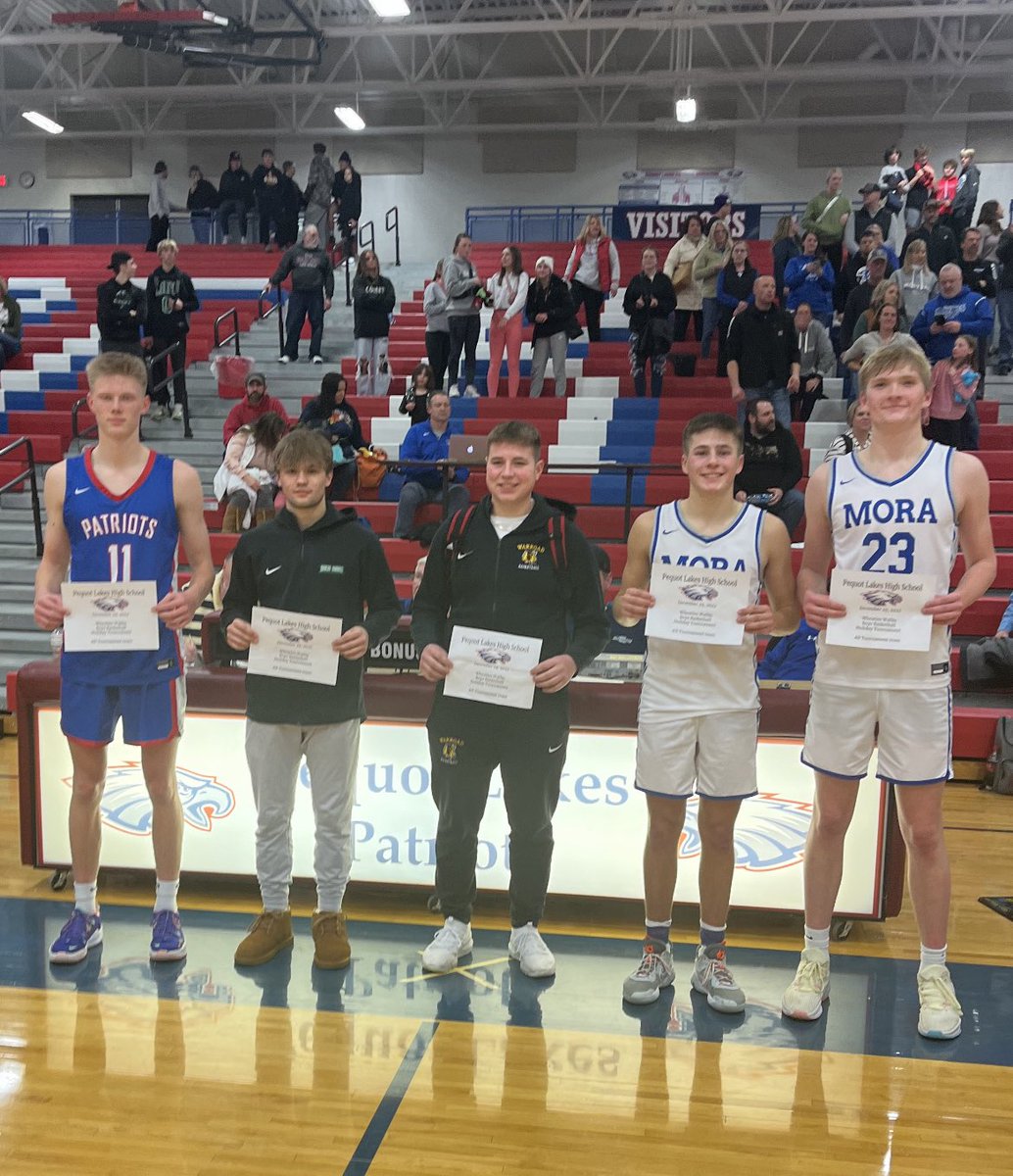 Congrats to <a href="/Grant2Hansen/">Grant Hansen</a> for making the All Tournament Team at the Pequot Lakes Holiday Tournament!