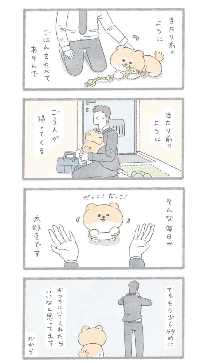 毎日同じ
#こんにちはいぬです 