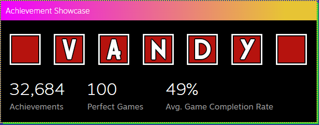 Vandy29th's tweet photo. So it's that time of the year again.
Holiday season, where I get time to do 💯 runs!

#achievement #achievementhunter https://t.co/Hkxp9gFRLa