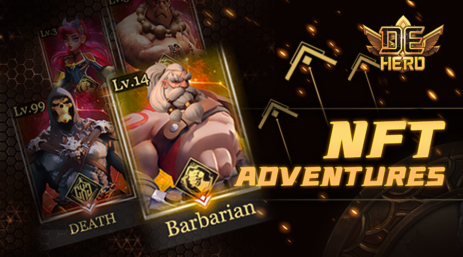 🃏122+ hero card NFTs➕⚔️200+ skill #NFTs
 
🆙Upgrade heroes to participate in Dungeon Adventures

#DeHeroGame #NFT #P2E