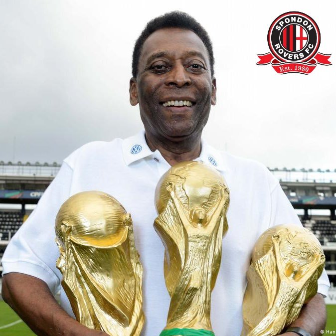 It is with sadness we at <a href="/SpondonRovers/">Spondon Rovers F.C.</a> hear of the passing of King Pele. No more words needed. RIP Pele.