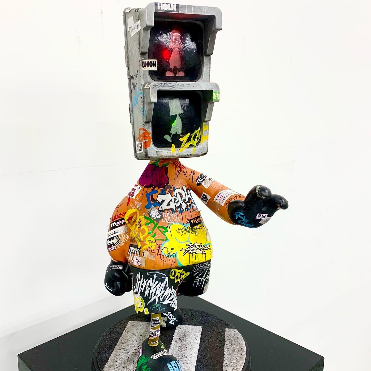 シーリングライト FAKETOY Crappy グリーン フィギュア ソフビ