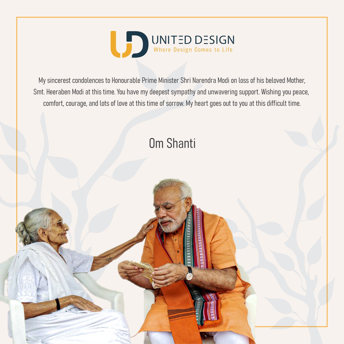 deepsureja96's tweet photo. Om shanti 🙏🏻
.
.
@narendramodi
#heerabenmodi #narendramodi #primeminister #primeministerofindia #primeministermodi #condolences #omshantishantishanti https://t.co/2vMmjcvnbS