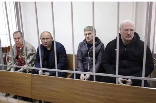 RolanfRoller's tweet image. #Justice and no #dictated #peace for #Ukraine! #PutinWarCriminal #terrorizes the whole #world with his #attacks:#Ukraine with #Iranian #drone; the #world with #stolen #grains of #Ukrainians.This #picture shows the #future of #Putin and #Putinspuppet!Stop #UkraineRussianWar NOW!