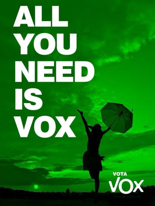 maricarmen1709's tweet photo. Feliz viernes, penúltimo día del año con ganas que termine, deseando que el año que viene VOX entre en el gobierno. Será la única manera que  ESPAÑA  no desaparezca 💚💚

#TeamVox 
#Levantando ESPAÑA https://t.co/0Wu17L2hnX