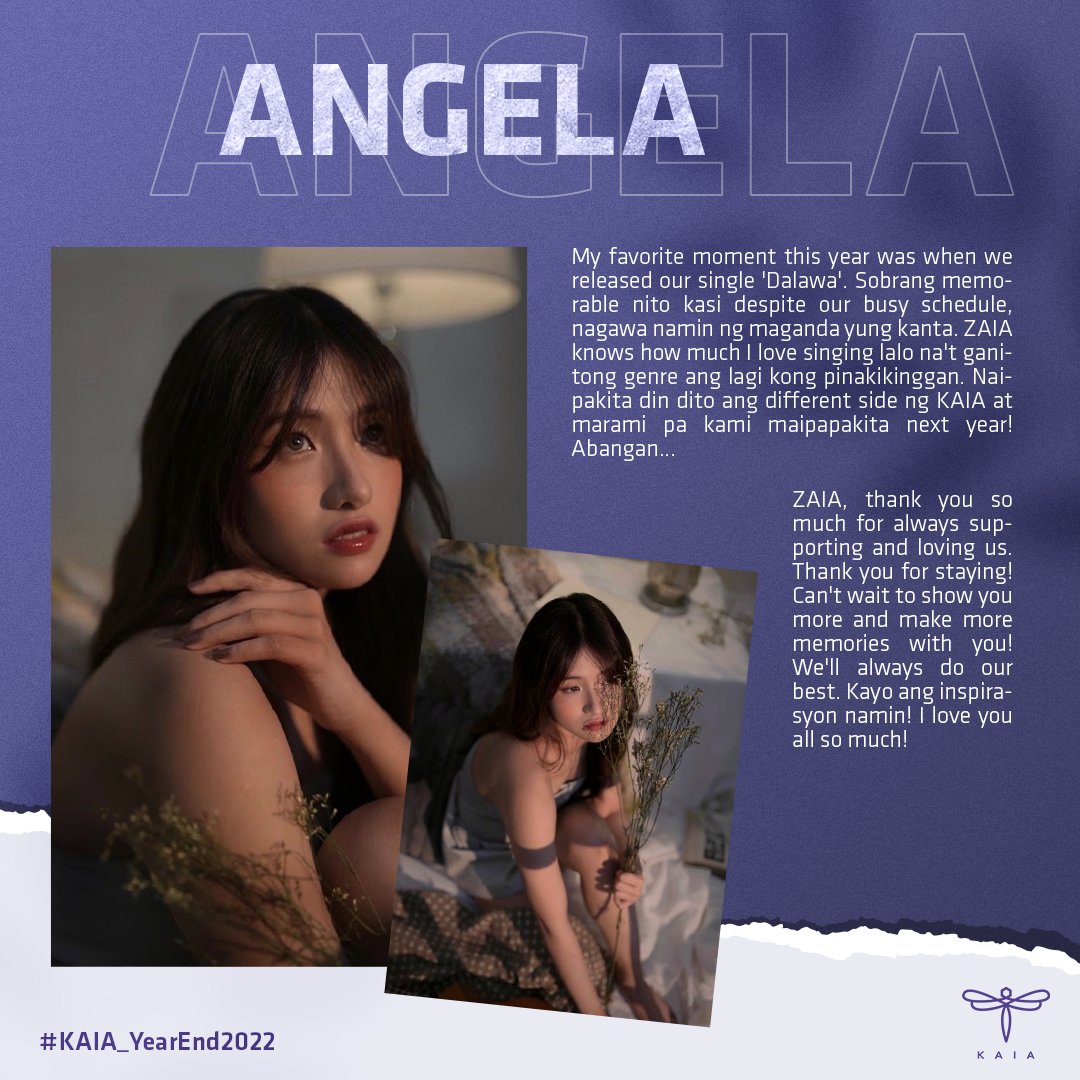 KAIAOfficialPH's tweet photo. [KAIA Year End]

KAIA Year End Message 2022
Angela
🐻

KAIA ANGELA YEAREND
#KAIA #KAIA_YearEnd2022 #KAIA_ANGELA https://t.co/wJFUYnko3a