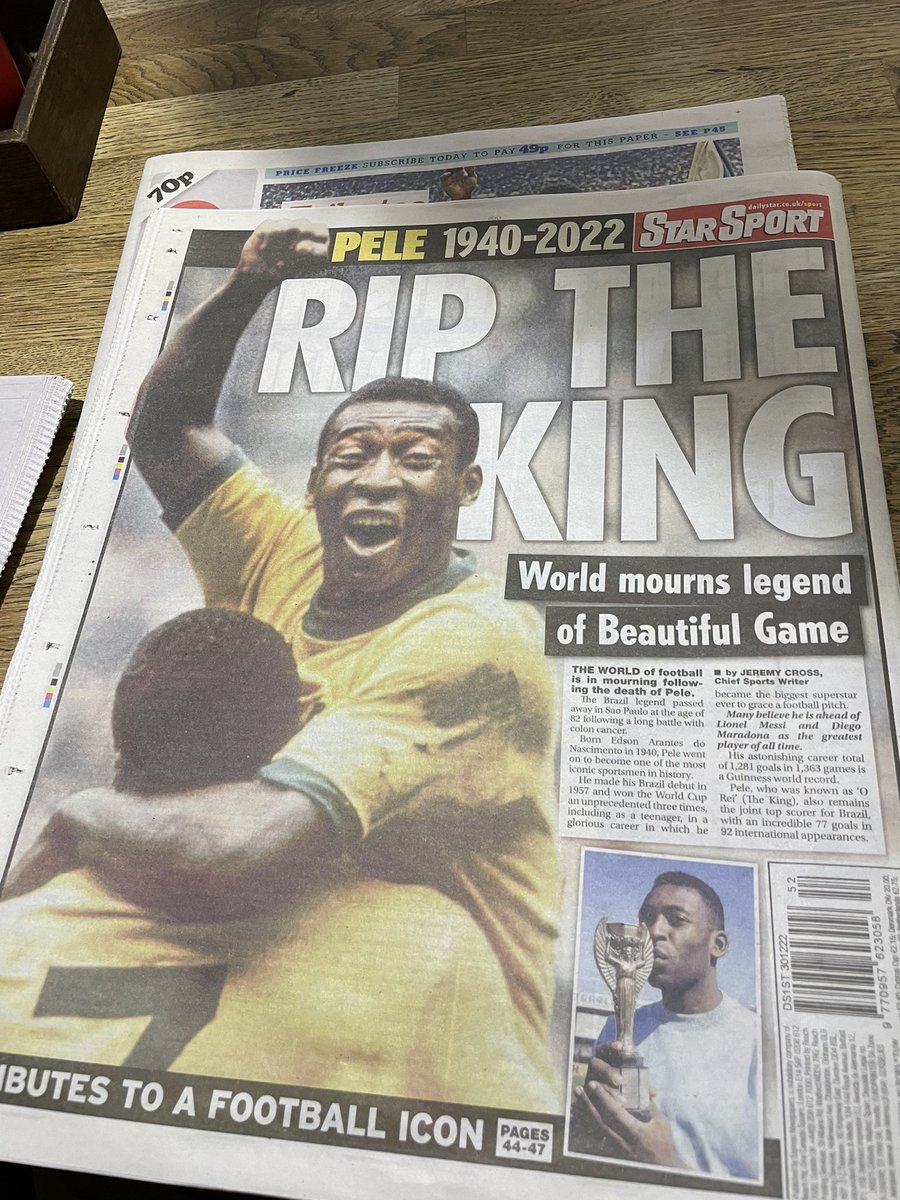 Vocês têm noção disso? É um brasileiro DOMINANDO TODOS os jornais ingleses. Quem mora aqui sabe: a imprensa da Inglaterra é muito nacionalista. Sempre o que é mais importante pra eles é o que acontece aqui. Não hoje!