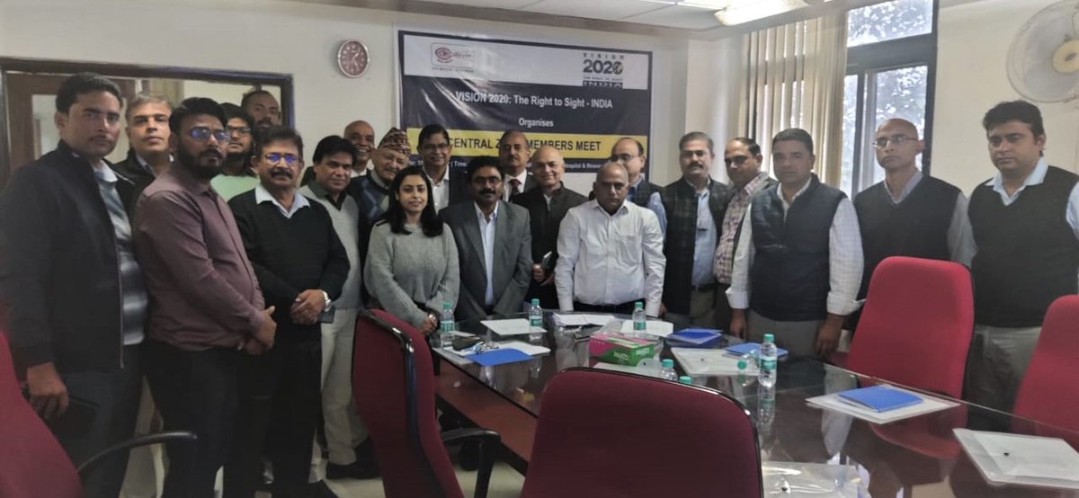 Vision2020Info's tweet photo. so far, challenges/issues pertaining to the west zone states and an action plan to work further.
#indiragandhieyehospital
#communityophthalmology
#eyecareforall
#Vision2020India https://t.co/jaUoVN1P6K