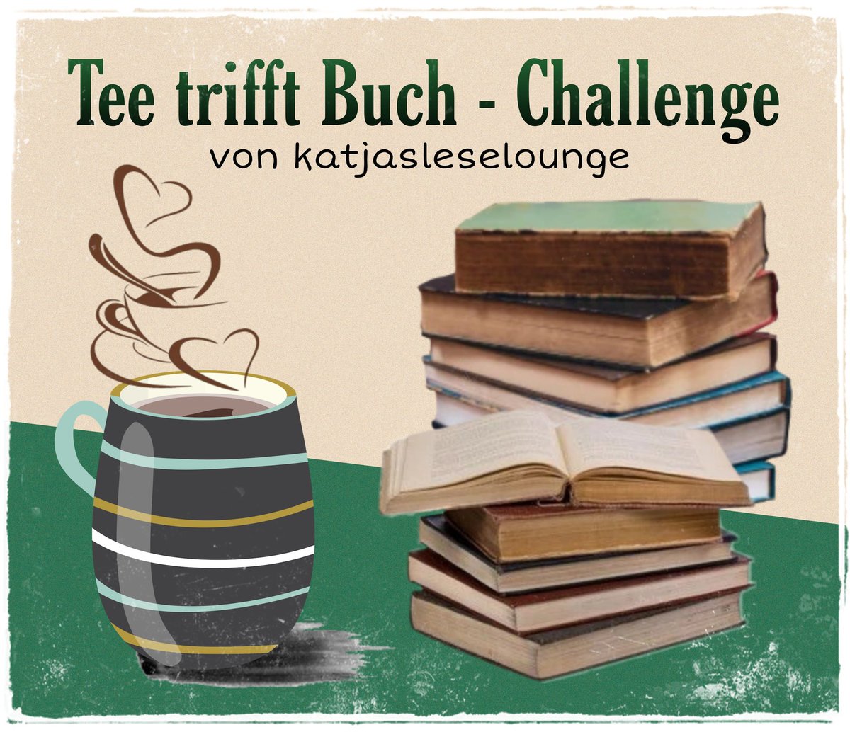 Mögt ihr Challenges mit Büchern?

Ich lade euch ein zu meiner
Tee trifft Buch-Challenge 2023.

Alles was ihr dazu wissen müsst, findet ihr auf meinem Blog
katjasleselounge.blogspot.com/2022/12/challe…

Lasst uns Bücher lesen, Tee trinken und Spass haben.
Wer ist dabei?

#teetrifftbuch