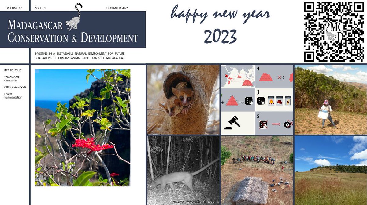 MadagConservDev's tweet photo. The journal @MadagConservDev team wishes you all a Happy New Year 2023!

https://t.co/Pzm9INhIvj https://t.co/rHKtaNa6HY