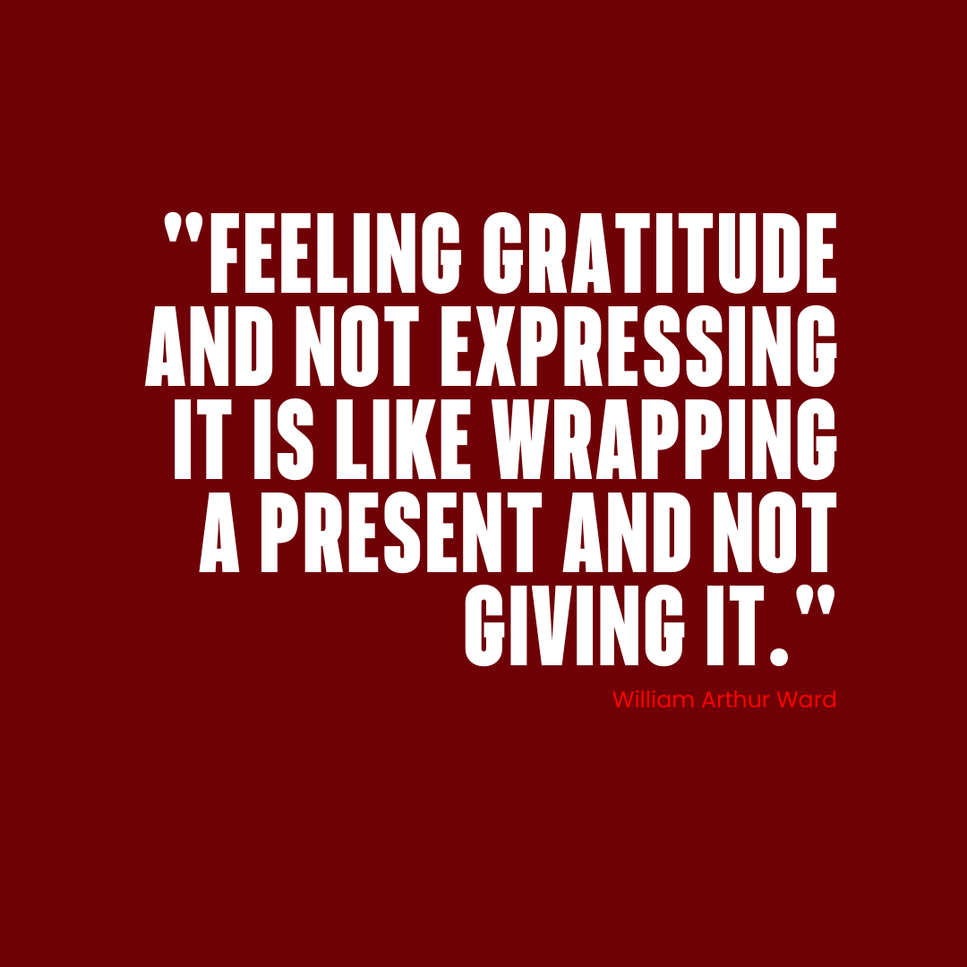 Friday Food for Thought - "Feeling gratitude and not expressing it is like wrapping a present and not giving it." – William Arthur Ward. 

With the New Year fast approaching, our thoughts turn gratefully to those who have made our success this year possible. 

#NewYear #ThankYou