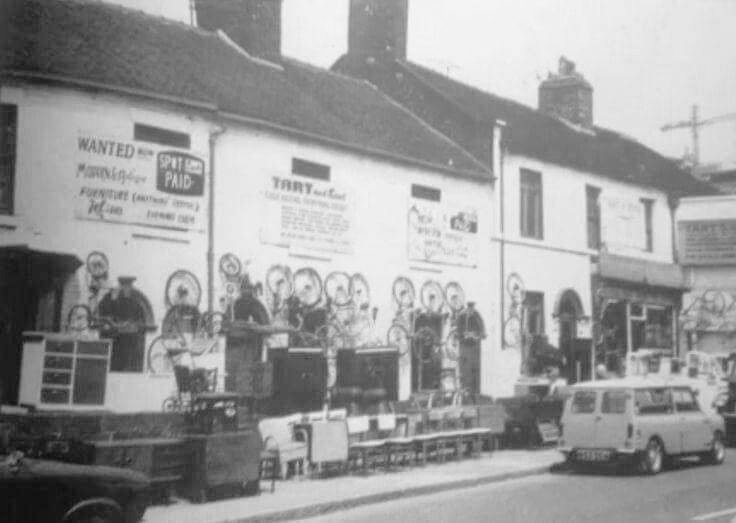 Tarts second hand shop, Hanley c 1965.