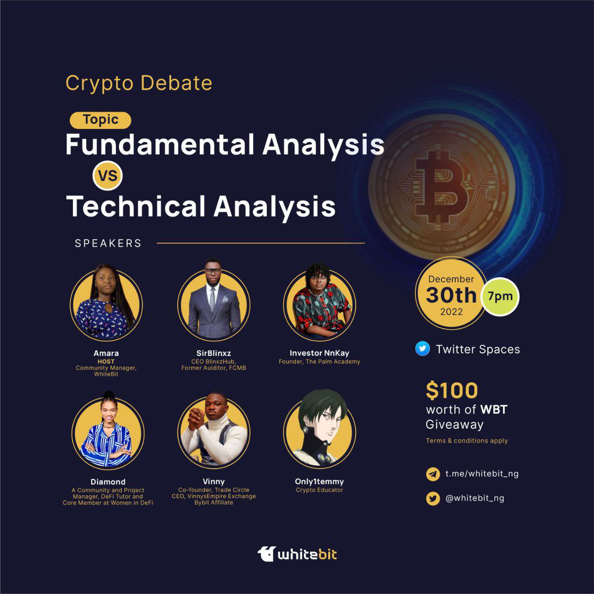 InvestorNnKay's tweet photo. Tonight with @WhiteBIT_NG 

Let’s finally put an end to the brawl between TA and FA. 

Set your reminders;

https://t.co/I91LNBeHlz https://t.co/JDq4GQWnoB