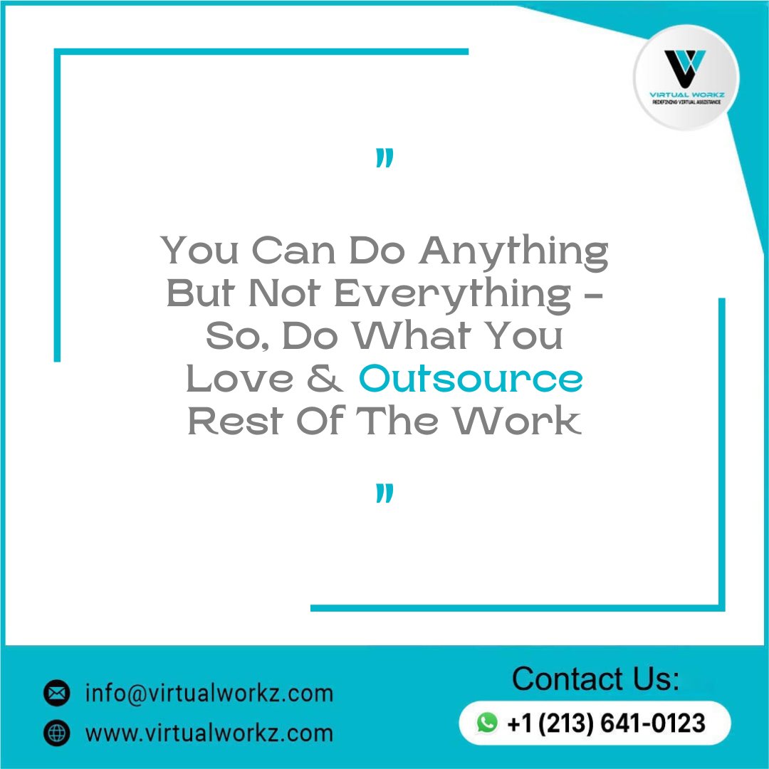 virtual_workz's tweet image. You can't have every skill, neither you need to learn everything. All you need is the right people at your side with those specific skills.

#skills #knowledge #professional #professionalskills #virtualskills #businessgrowth #businessgrowthexpert #businessgrowthstrategy #va