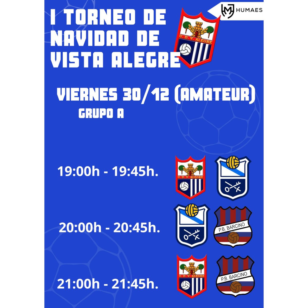 UDVistaAlegre's tweet photo. 📅  HORARIOS CATEGORÍA AMATEUR

💙 #TorneoVistaAlegre https://t.co/U8PYXAyup0