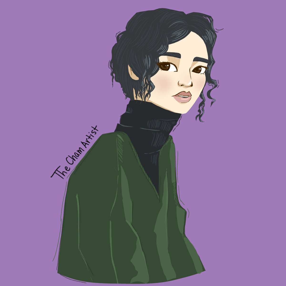 thechamartist's tweet photo. Drew a girl from pinterest #drawing #CLIPSTUDIOPAINT #Pinterest https://t.co/fIvay2SJoj