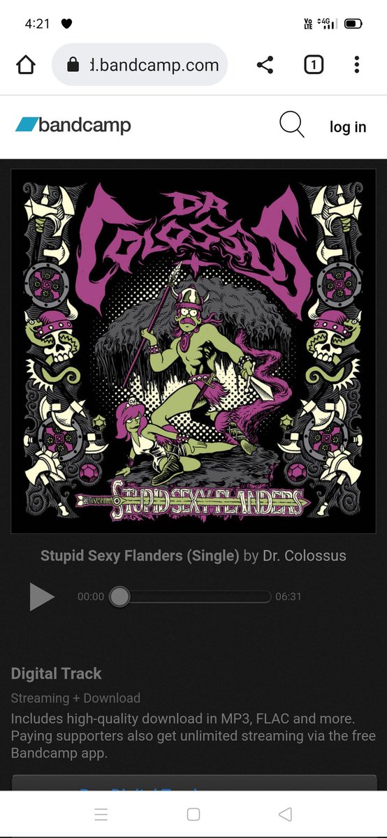 SUPPORT YOUR LOCAL BANDS!
Band: Dr. Colossus 
Origin: Melbourne, Victoria, Australia 🇦🇺
Single: Stupid Sexy Flanders 
Released: 2015 
<a href="/DrColossusBand/">Dr. Colossus</a>